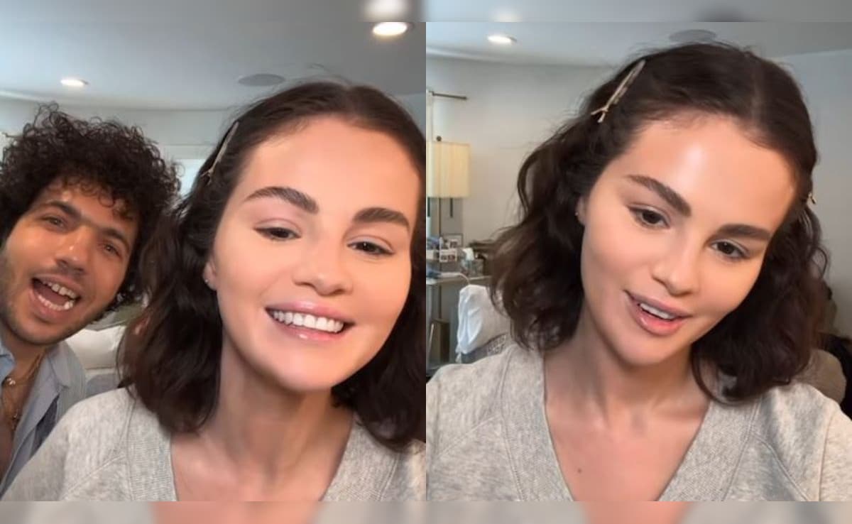 Selena Gomez Shares A Hilarious Video Of Her Fiance Benny Blanco Doing Her Makeup
