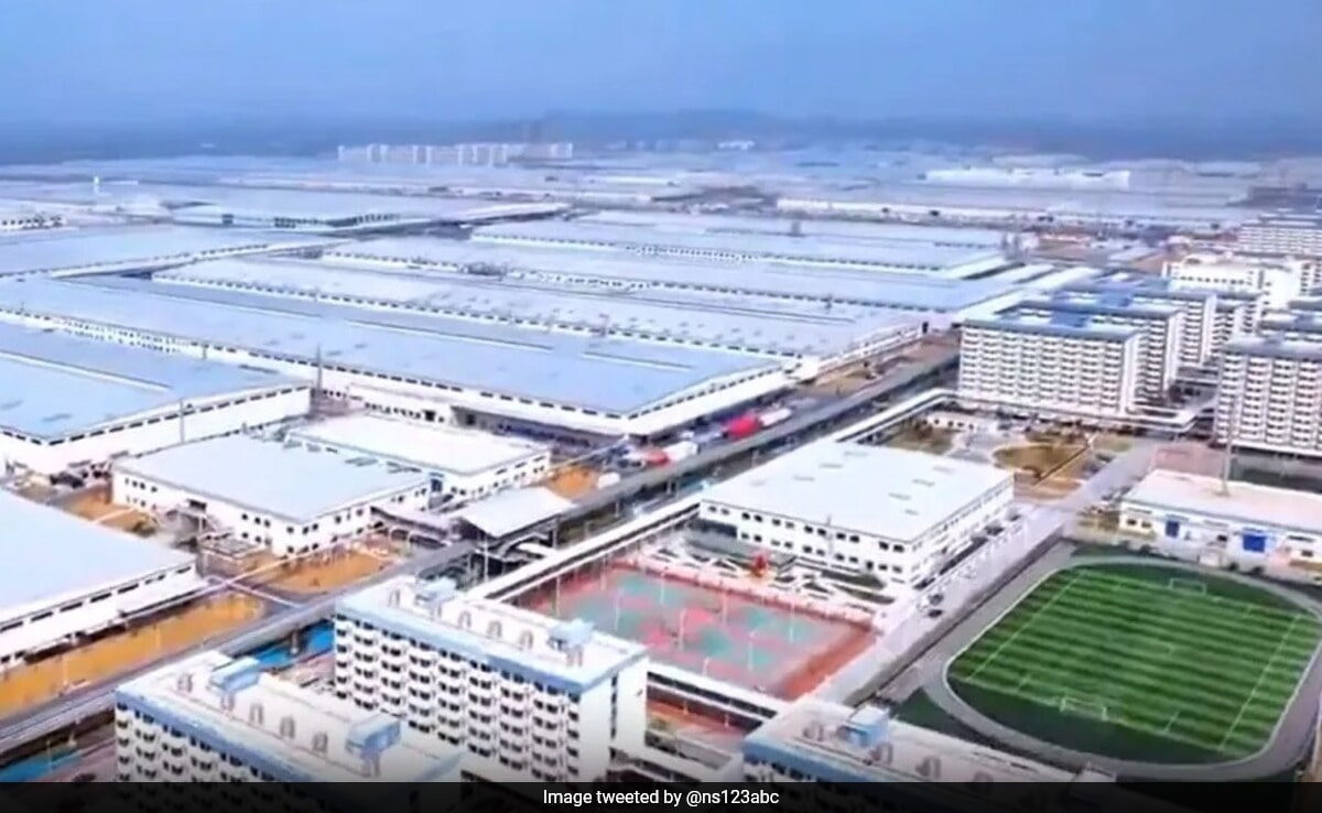 Video Claims To Show Mega Factory, Bigger Than San Francisco, Being Built In China