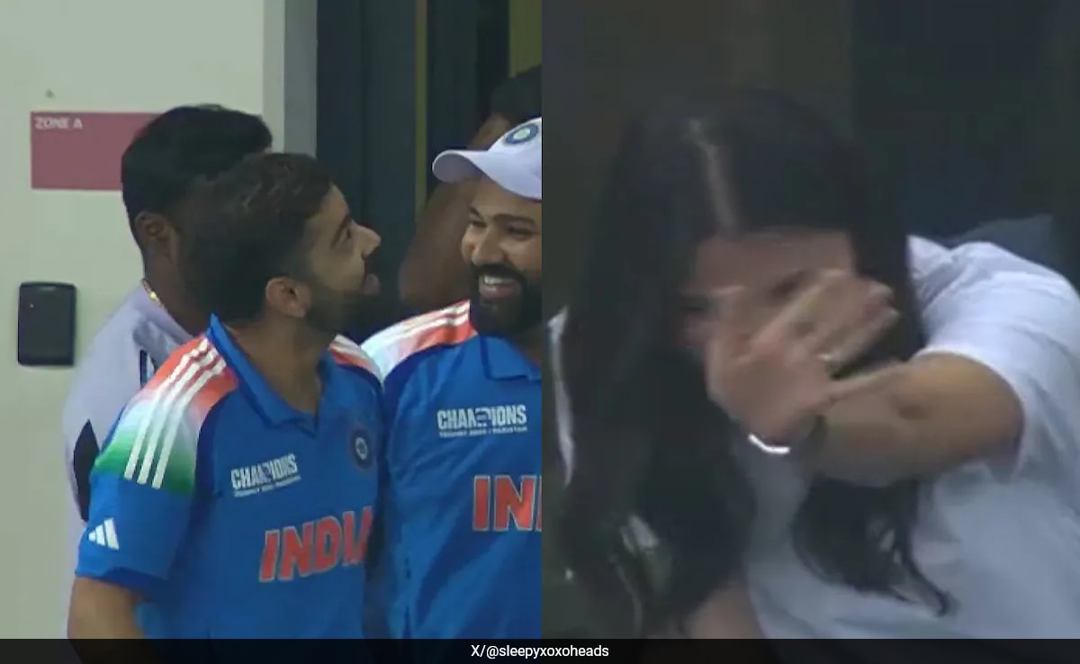 Virat Kohli Steals A Moment With Anushka Sharma After Champions Trophy 2025 Semi-Final Win