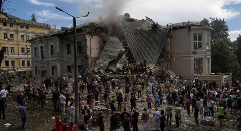 Ukraine: Toddler among four children killed in Russia’s attacks on Kyiv