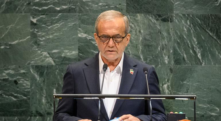 ‘Iran has never sought and will never seek to build a nuclear bomb,’ President tells General Assembly