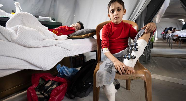 The world is failing Gaza’s starving children, aid teams warn
