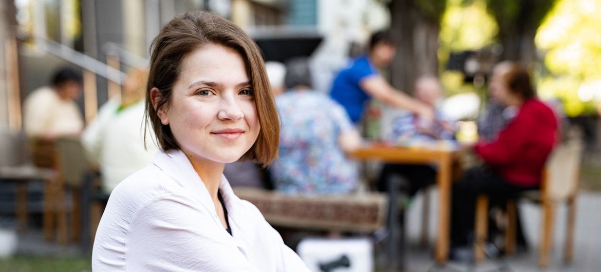 The centre in Chișinău offers Margo a safe place to share her experiences and find support. The centre in Chișinău offers Margo a safe place to share her experiences and find support.