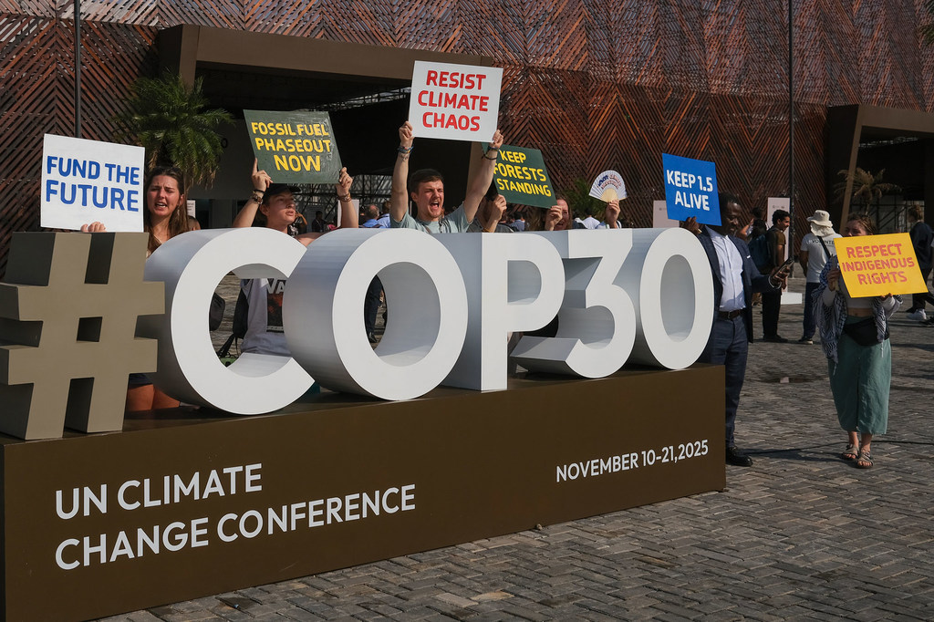 Civil society demonstration at COP30