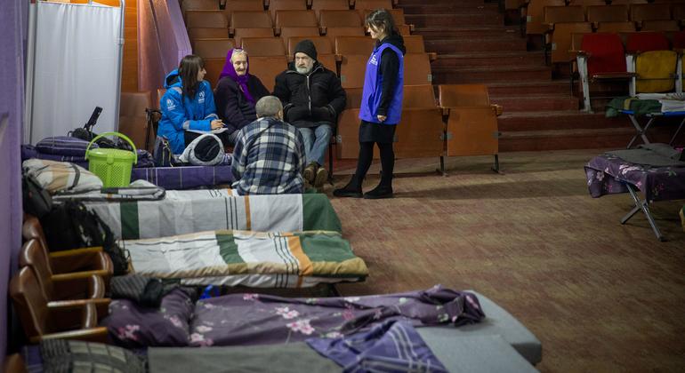 Fleeing the frontline in Ukraine