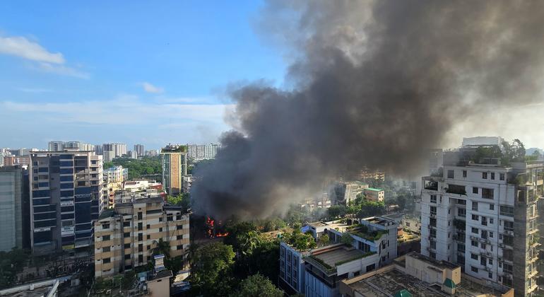 UN urges calm in Bangladesh after killing of protest leader sparks unrest