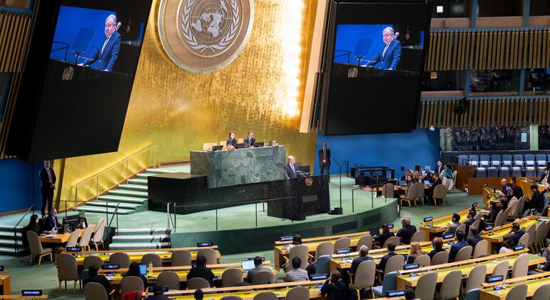 UN chief warns of a world in chaos as impunity and unpredictability spreads