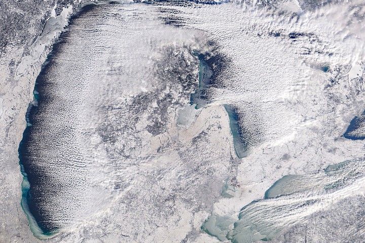 Winter Grips the Michigan Mitten