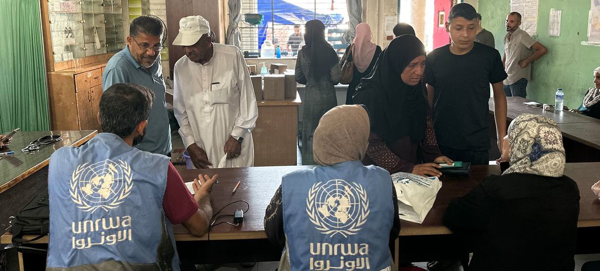 UNRWA teams in Gaza City continue to provide medical services.