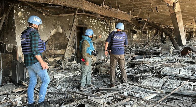 More than half of staff who died in service worked in Gaza, UN chief says at memorial