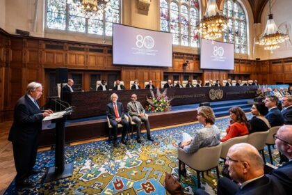 As the ‘world court’ turns 80, Guterres says law must prevail over force