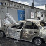 Ukraine: Russian attack destroys humanitarian food aid in Dnipro