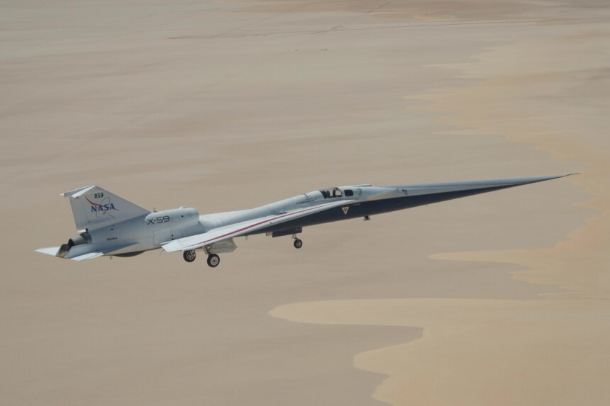 NASA’s X-59 Prepares for First Supersonic Flight  
